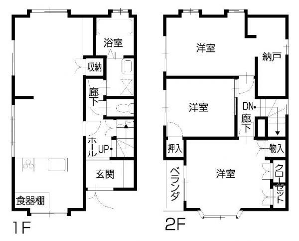 Floor plan. 13.8 million yen, 3LDK, Land area 225.62 sq m , Building area 95.1 sq m
