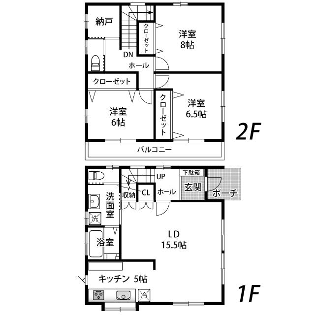 Floor plan. 22,800,000 yen, 3LDK + S (storeroom), Land area 230.46 sq m , Building area 104.33 sq m
