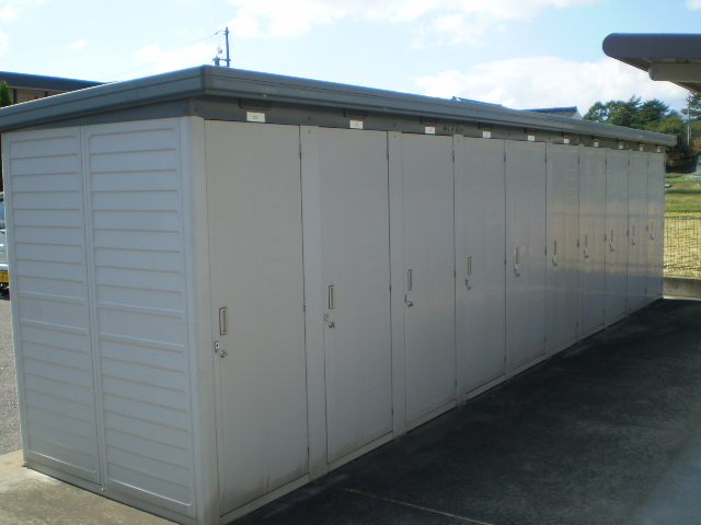 Other Equipment. Door to door individual outdoor storeroom equipped