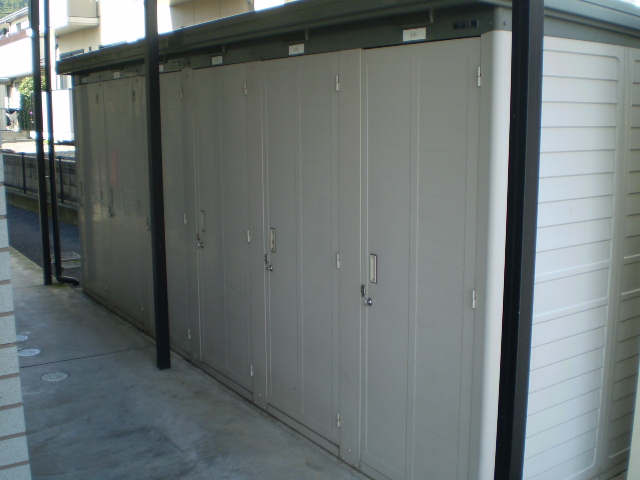 Other Equipment. Door to door individual outdoor storeroom equipped