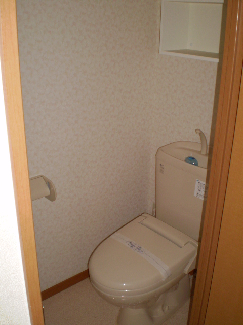 Toilet. Heating toilet seat equipped ・ Accessories with storage