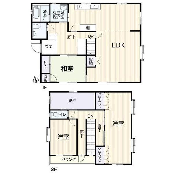 Floor plan. 29,800,000 yen, 3LDK, Land area 251.28 sq m , Building area 146.95 sq m