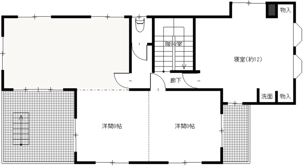 Floor plan. 21,800,000 yen, 7DK + S (storeroom), Land area 365.64 sq m , It is a building area of ​​167.58 sq m reference floor plan. It will be the second floor of the main house.