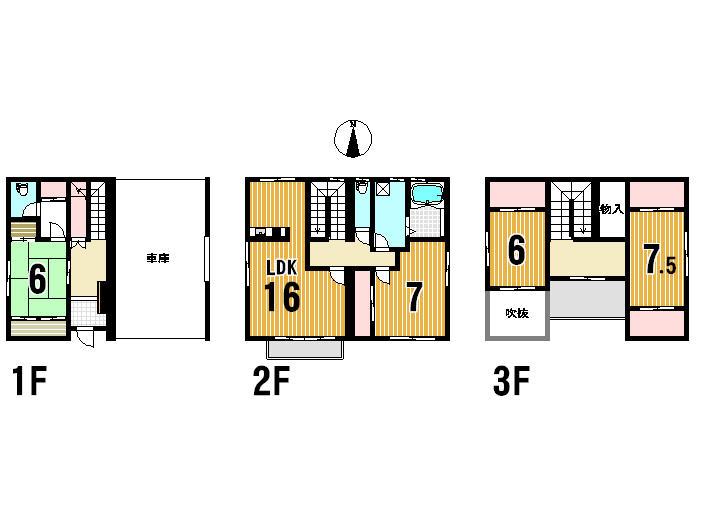 Floor plan. 31 million yen, 4LDK, Land area 217.13 sq m , Building area 178.28 sq m