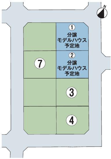 Local guide map. Compartment figure