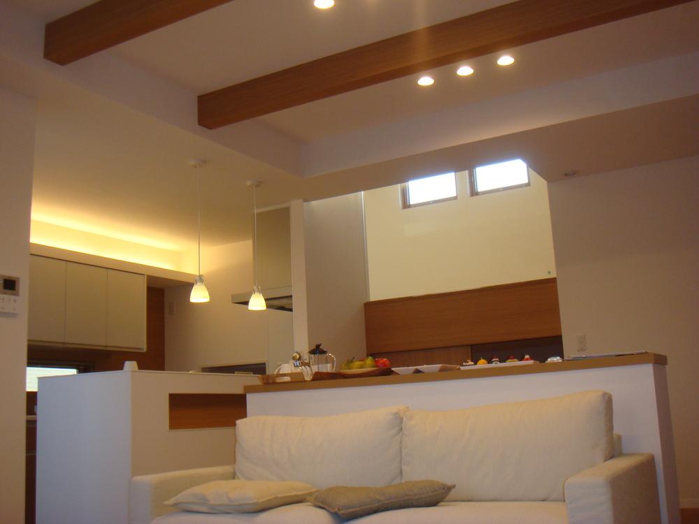 Same specifications photos (living).  ◆ Island newly built No.2 ◆ LDK ceiling is spread high