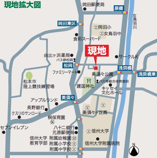 Other local.  ◆ Local guide map ◆ Car navigation system nearest address Matsumoto Okadashimookada 1368 ◆ 