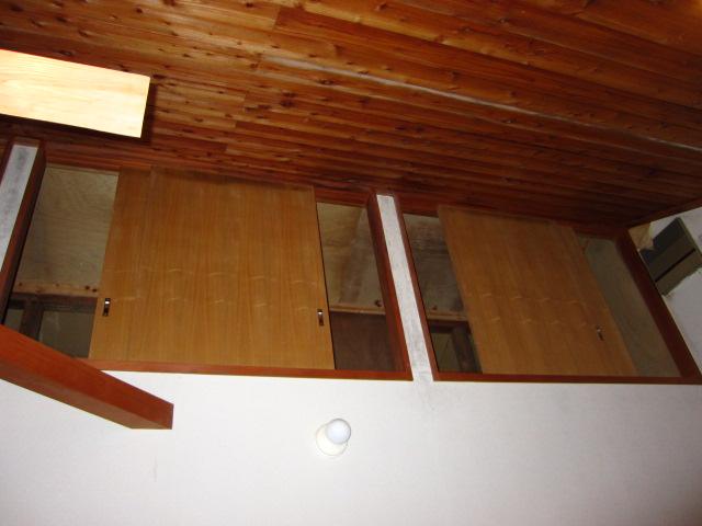 Other. There is attic storage space in the living top.