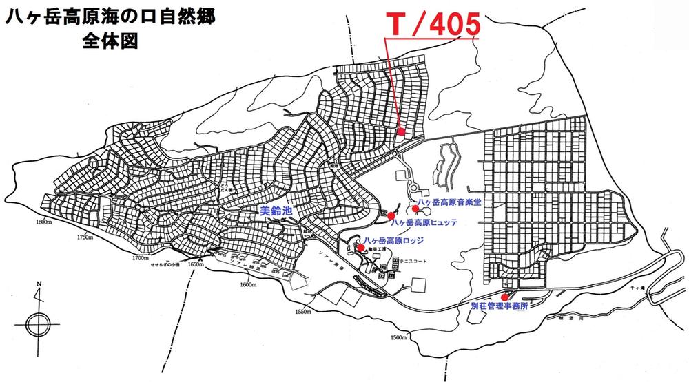 The entire compartment Figure. Property location It is a good location properties of walking distance to Yatsugatake Plateau de la Musica Catalana. 