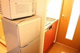 Kitchen. range ・ Refrigerator is also equipped with.