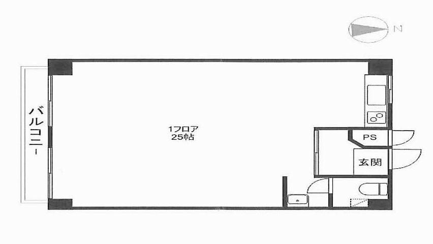 Floor plan. Price 10 million yen, Occupied area 43.74 sq m