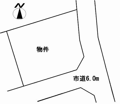 Compartment figure. Land price 3.9 million yen, Land area 418.61 sq m