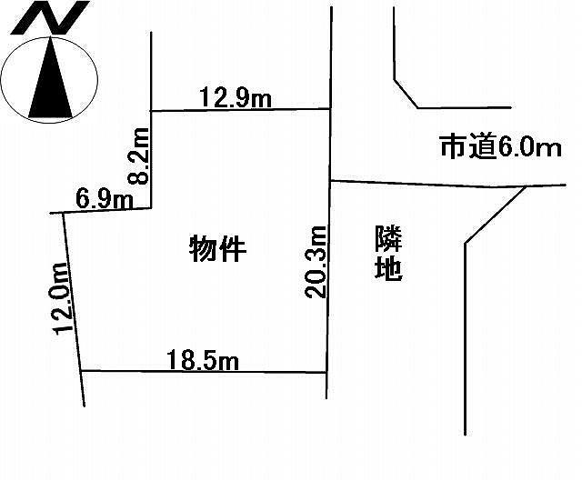 Compartment figure. Land price 17,630,000 yen, Land area 336.92 sq m