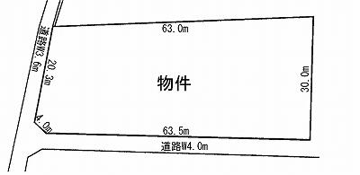 Compartment figure. Land price 15 million yen, Land area 1,768 sq m