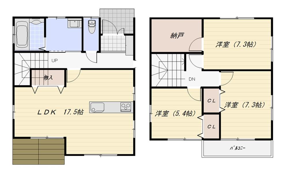Floor plan. 26,800,000 yen, 3LDK, Land area 158.54 sq m , Building area 100 sq m