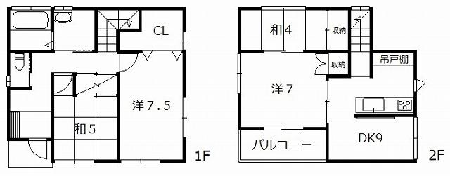 Floor plan. 19,800,000 yen, 4DK, Land area 101 sq m , Building area 82.8 sq m