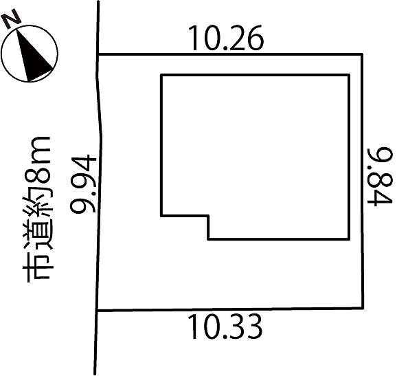 Compartment figure. 19,800,000 yen, 4DK, Land area 101 sq m , Building area 82.8 sq m