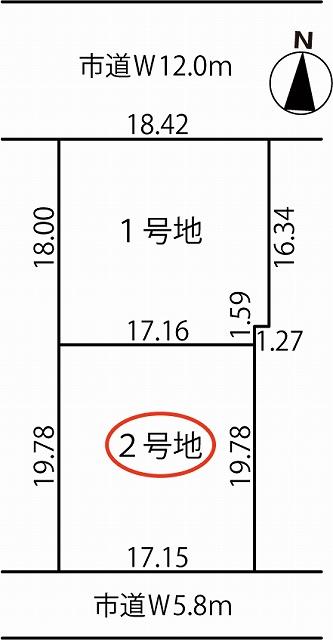 Compartment figure. Land price 22.1 million yen, Land area 339.84 sq m