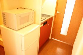 Kitchen. range ・ Refrigerator is also equipped with.