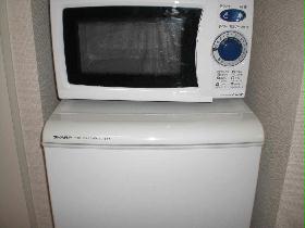 Kitchen. refrigerator, Microwave oven equipped