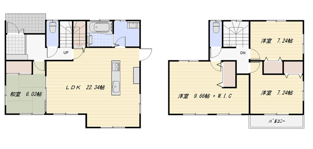 Floor plan. 27 million yen, 4LDK, Land area 210.37 sq m , Building area 132 sq m