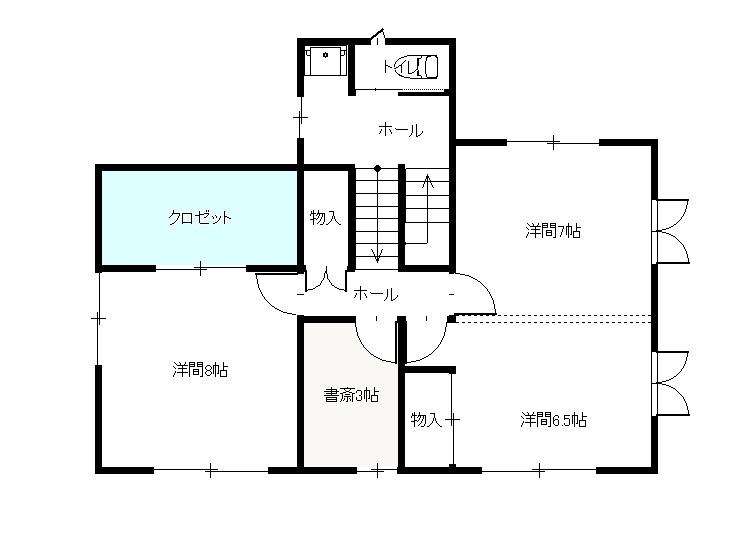 Floor plan. 29,800,000 yen, 4LDK + S (storeroom), Land area 232.45 sq m , Building area 146.07 sq m 2 floor reference floor plan