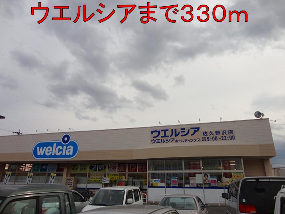 Dorakkusutoa. Uerushia Saku Nozawa shop 330m until (drugstore)