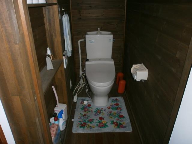 Toilet. Second floor south side building