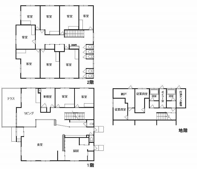 Floor plan. 16 million yen, 12LDK + S (storeroom), Land area 642 sq m , Building area 460.53 sq m