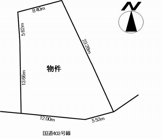 Compartment figure. Land price 13.2 million yen, Land area 272.56 sq m