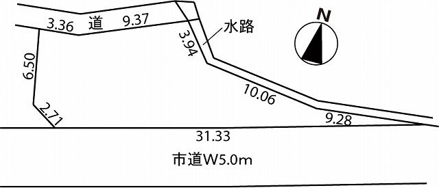 Compartment figure. Land price 6.74 million yen, Land area 158.97 sq m