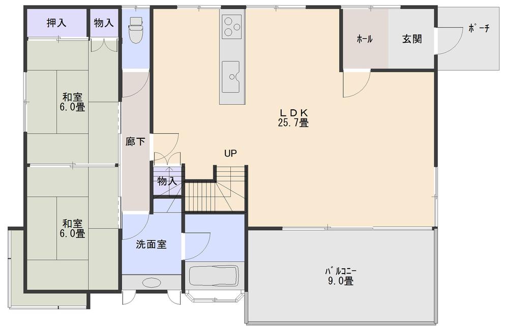 Floor plan. 12 million yen, 3LDK, Land area 1,000 sq m , Building area 101.85 sq m