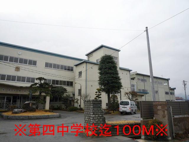 Junior high school. Fourth 100m up to junior high school (junior high school)