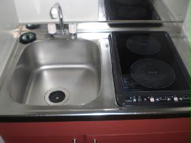 Kitchen. Electric stove (2 burners)