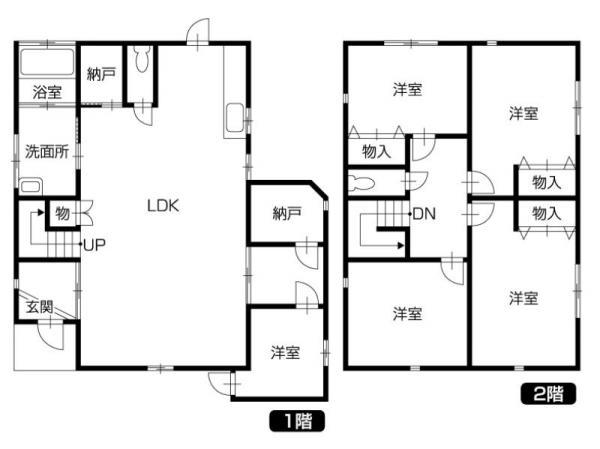 Floor plan. 16.8 million yen, 4LDK+S, Land area 191.12 sq m , Building area 142.51 sq m 5LDK