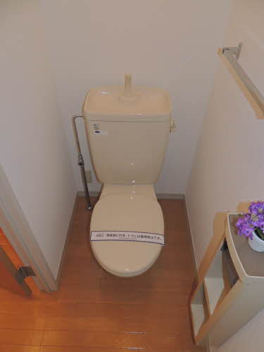 Other. Flush toilet seat installation