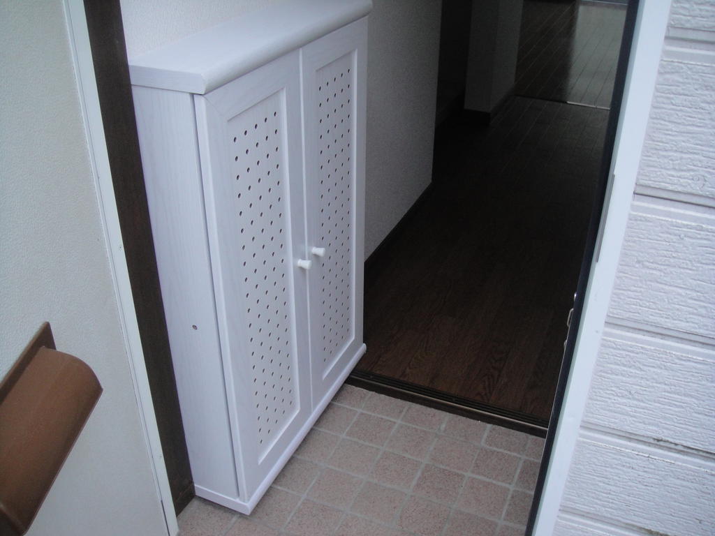 Entrance. Cupboard with