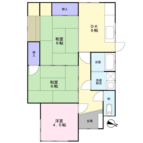 Floor plan. 10.8 million yen, 3DK, Land area 237.98 sq m , Building area 70.77 sq m