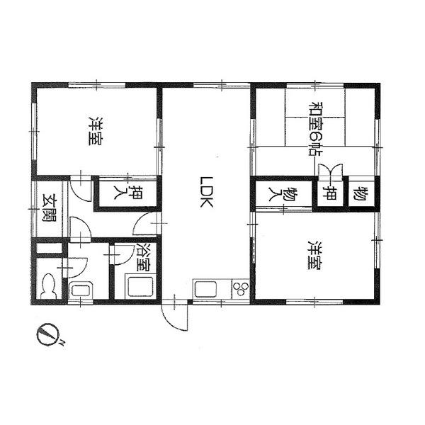 Floor plan. 15.8 million yen, 3LDK, Land area 247.62 sq m , Building area 67.73 sq m