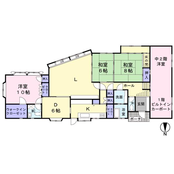 Floor plan. 17.5 million yen, 5DK + S (storeroom), Land area 386.19 sq m , Building area 156.11 sq m