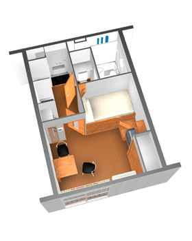 Other. Three-dimensional floor plan
