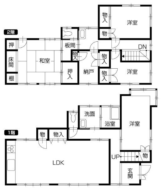 Floor plan. 11 million yen, 4LDK, Land area 135 sq m , Closet will play an active part in building area 130.44 sq m lot of luggage customers