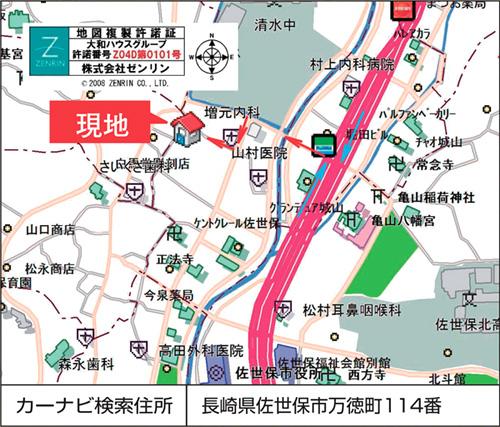 Local guide map.  ※ Traffic guide map
