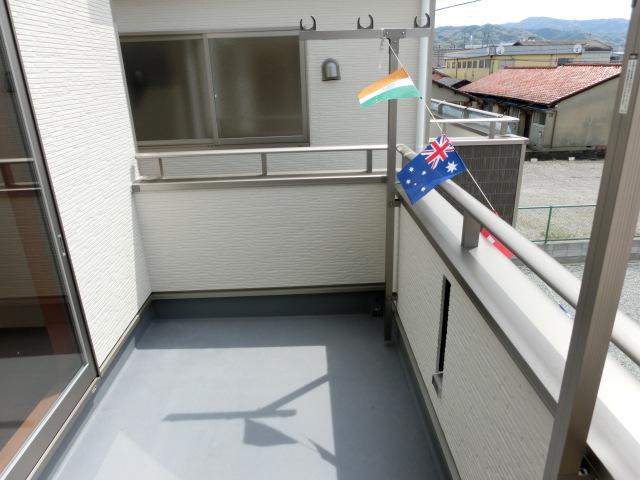 Balcony. Plenty of light from the balcony