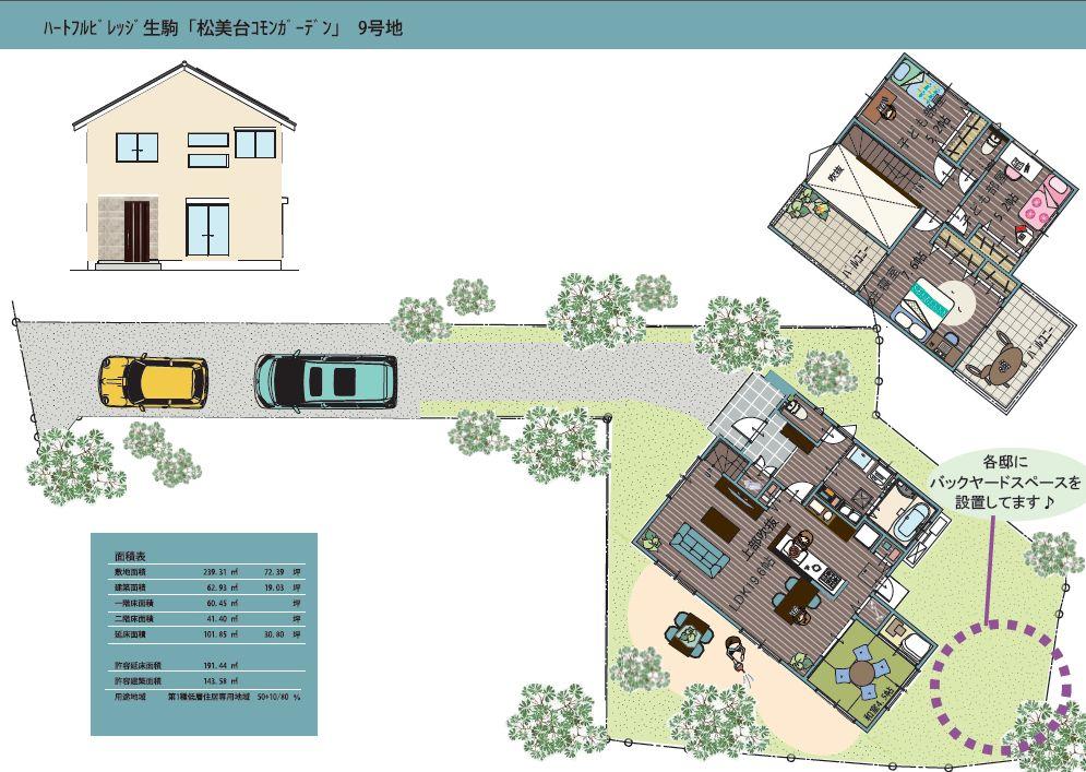 Floor plan. (No. 9 locations), Price 31,300,000 yen, 4LDK, Land area 238.92 sq m , Building area 101.85 sq m