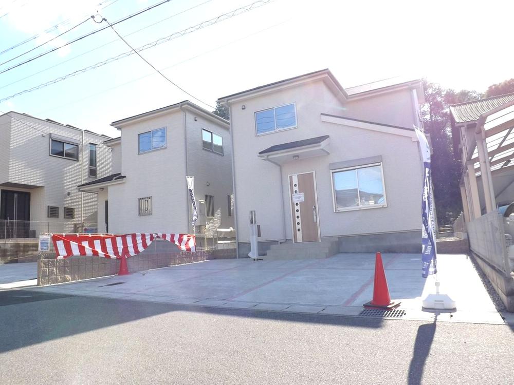 Local appearance photo. Local photo limit 2 House! Site spacious 57 square meters more than! Green many environment favorable ・ Niwazuke on the south side! 