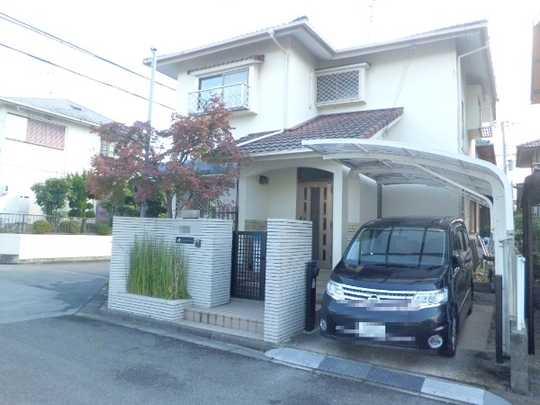 Local appearance photo. It was taken from the north side.  Parking first unit (about 2.5m × about 5m)