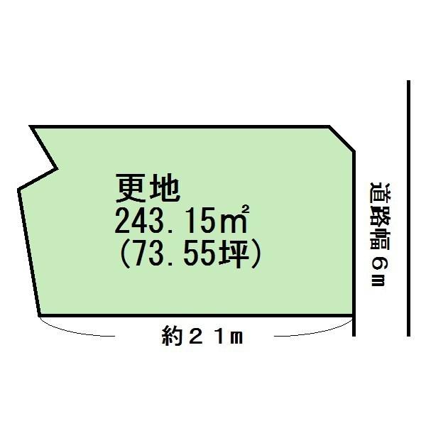 Compartment figure. Land price 26,400,000 yen, Land area 243.15 sq m