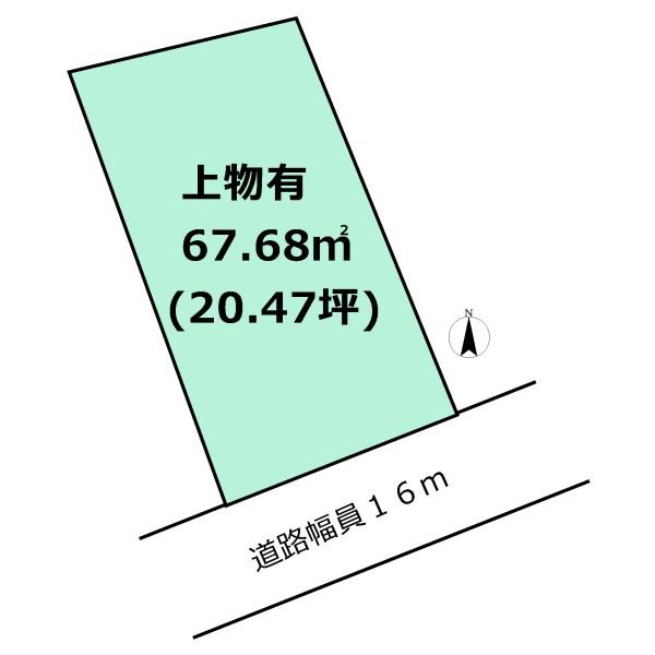 Compartment figure. Land price 7 million yen, Land area 67.68 sq m