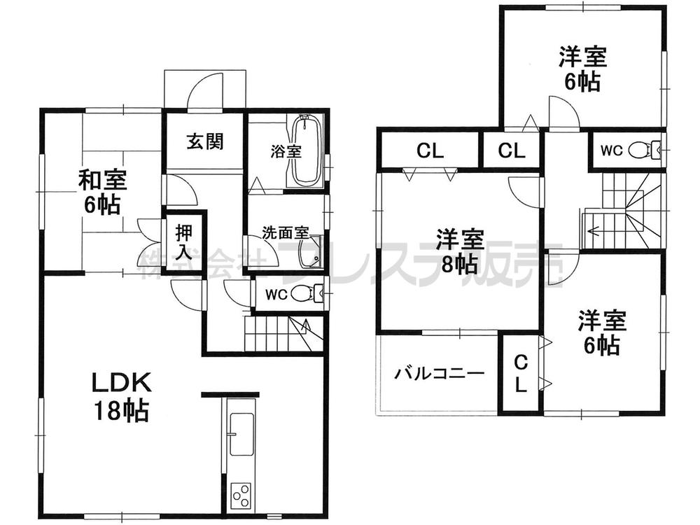 Floor plan. (No. 1 point), Price 31,800,000 yen, 4LDK, Land area 215.08 sq m , Building area 103.5 sq m